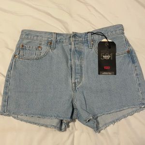 Levi’s Denim Shorts- 501 High Rise